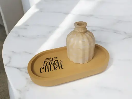 Plateau & vase